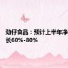 劲仔食品：预计上半年净利润增长60%-80%