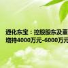 通化东宝：控股股东及董事长拟增持4000万元-6000万元