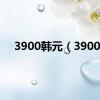 3900韩元（3900）