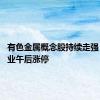 有色金属概念股持续走强 北方铜业午后涨停