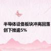 半导体设备板块冲高回落 北方华创下挫逾5%