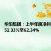 华阳集团：上半年度净利润预增51.33%至62.34%