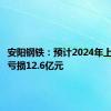 安阳钢铁：预计2024年上半年净亏损12.6亿元