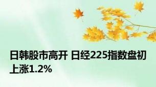 日韩股市高开 日经225指数盘初上涨1.2%