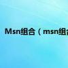 Msn组合（msn组合）