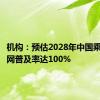 机构：预估2028年中国乘用车联网普及率达100%