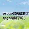 pspgo完美破解了吗（pspgo破解了吗）