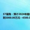 ST易购：预计2024年前半年盈利5000.00万元--4500.00万元