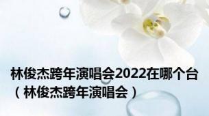 林俊杰跨年演唱会2022在哪个台（林俊杰跨年演唱会）