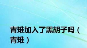 青雉加入了黑胡子吗（青雉）