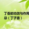 丁香的功效与作用及禁忌（丁子香）