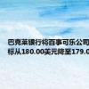 巴克莱银行将百事可乐公司股价目标从180.00美元降至179.00美元