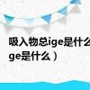 吸入物总ige是什么（总ige是什么）