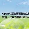 OpenAI正在研发新的先进人工智能，代号为草莓(Strawberry)