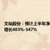 文灿股份：预计上半年净利同比增长403%-547%