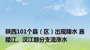 陕西101个县（区）出现降水 嘉陵江、汉江部分支流涨水