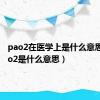 pao2在医学上是什么意思（paco2是什么意思）