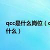 qcc是什么岗位（qcc是什么）