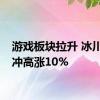 游戏板块拉升 冰川网络冲高涨10%