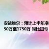 安达维尔：预计上半年净利润1350万至1750万 同比扭亏