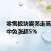 零售板块震荡走高 中国中免涨超5%