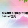 世运电路今日跌停 三机构净卖出7653.60万元