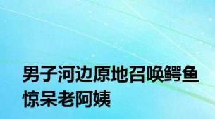 男子河边原地召唤鳄鱼惊呆老阿姨