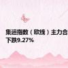 集运指数（欧线）主力合约日内下跌9.27%