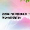 消费电子板块持续走低 工业富联等20余股跌超5%