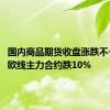 国内商品期货收盘涨跌不一 集运欧线主力合约跌10%