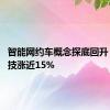 智能网约车概念探底回升 天迈科技涨近15%