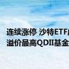 连续涨停 沙特ETF成A股溢价最高QDII基金