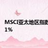 MSCI亚太地区指数下跌1%