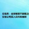 交易员：全球爆发IT故障之际 算法交易公司买入日元和瑞郎