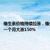 维生素价格持续拉涨，维生素D3一个月大涨150%