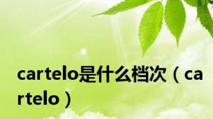 cartelo是什么档次（cartelo）