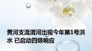 黄河支流渭河出现今年第1号洪水 已启动四级响应