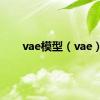 vae模型（vae）