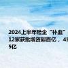 2024上半年险企“补血”接力赛：12家获批增资超百亿， 4家发债225亿