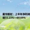 星华新材：上半年净利润同比预增55.15%—69.69%