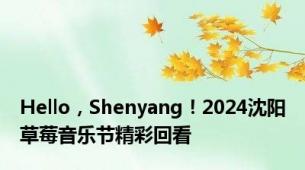 Hello，Shenyang！2024沈阳草莓音乐节精彩回看