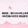 电科院：预计2024年上半年净利润300万至450万元 同比扭亏为盈