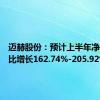 迈赫股份：预计上半年净利润同比增长162.74%-205.92%