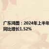 广东鸿图：2024年上半年净利润同比增长1.52%