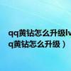 qq黄钻怎么升级lv3（qq黄钻怎么升级）