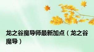 龙之谷魔导师最新加点（龙之谷魔导）