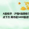 A股收评：沪指4连阴收于2900点下方 两市超3400股逆市上扬