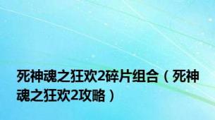 死神魂之狂欢2碎片组合（死神魂之狂欢2攻略）