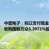 中瓷电子：拟以支付现金的方式收购国联万众5.3971%股权