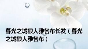 暮光之城狼人雅各布长发（暮光之城狼人雅各布）